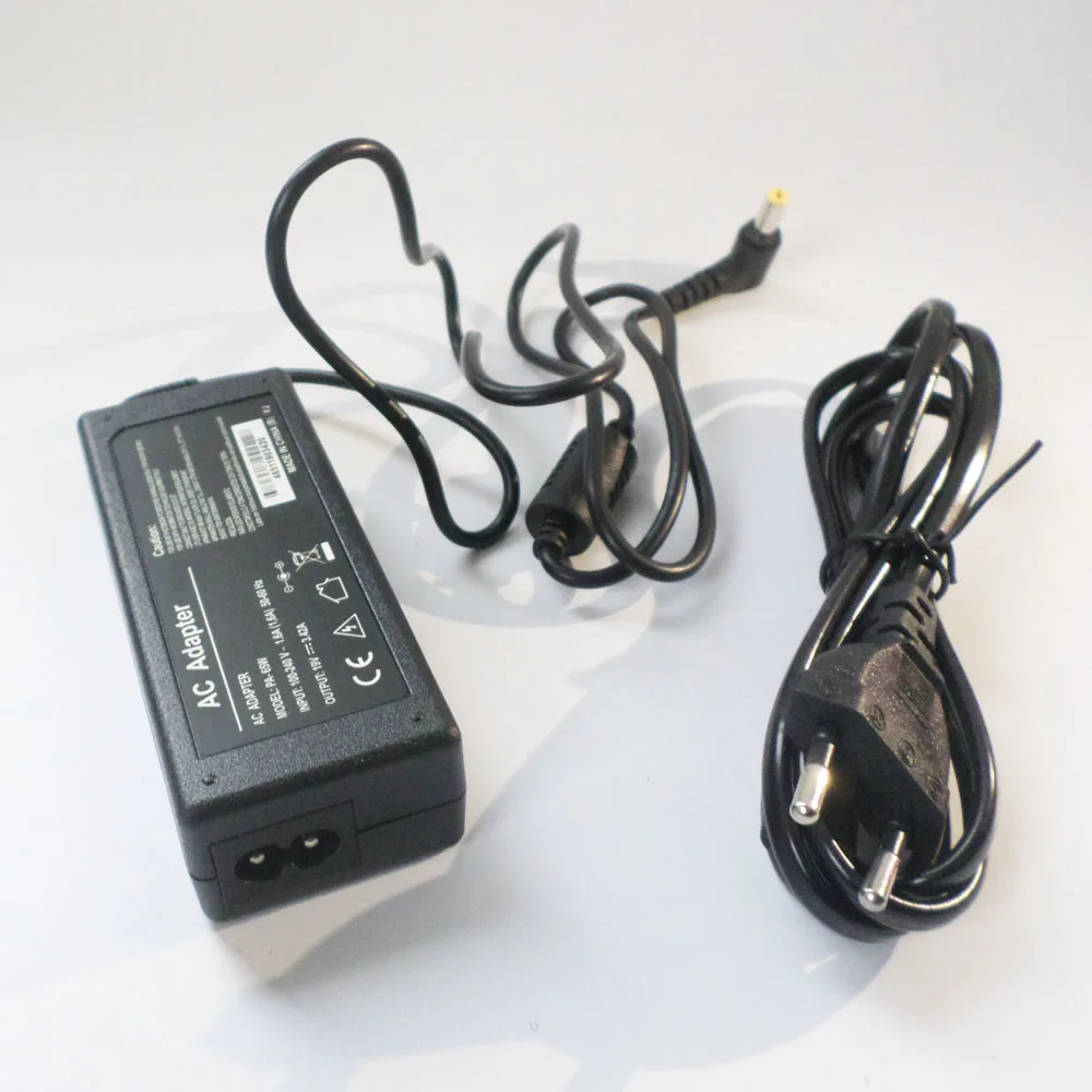 Notebook Power Charger Plug for Acer Aspire 1830 5349-2418 AS5552-5898 AS5750-6667 1650 3200 3810T 4738z AC Adapter + Cord 65w