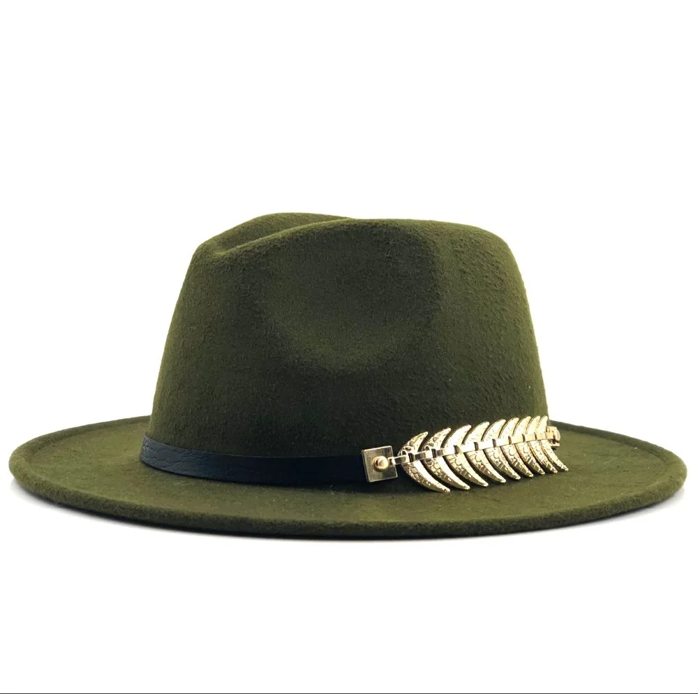 

Wool Fedora Hat Hawkins Felt Cap Wide Brim Ladies Trilby Chapeu Feminino Hat Women Men Jazz Church Godfather Sombrero Caps