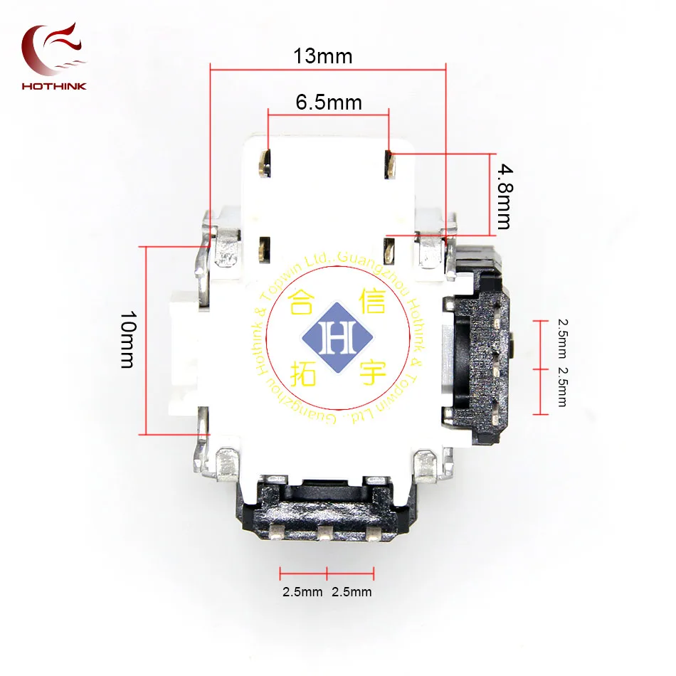 HOTHINK 2 Cái/lốc Mới 3pin Thay Thế Đen 3D Cần Điều Khiển Analog Ngón Tay Cái Dành Cho PS3 Bộ Điều Khiển Tay Cầm Dualshock 3