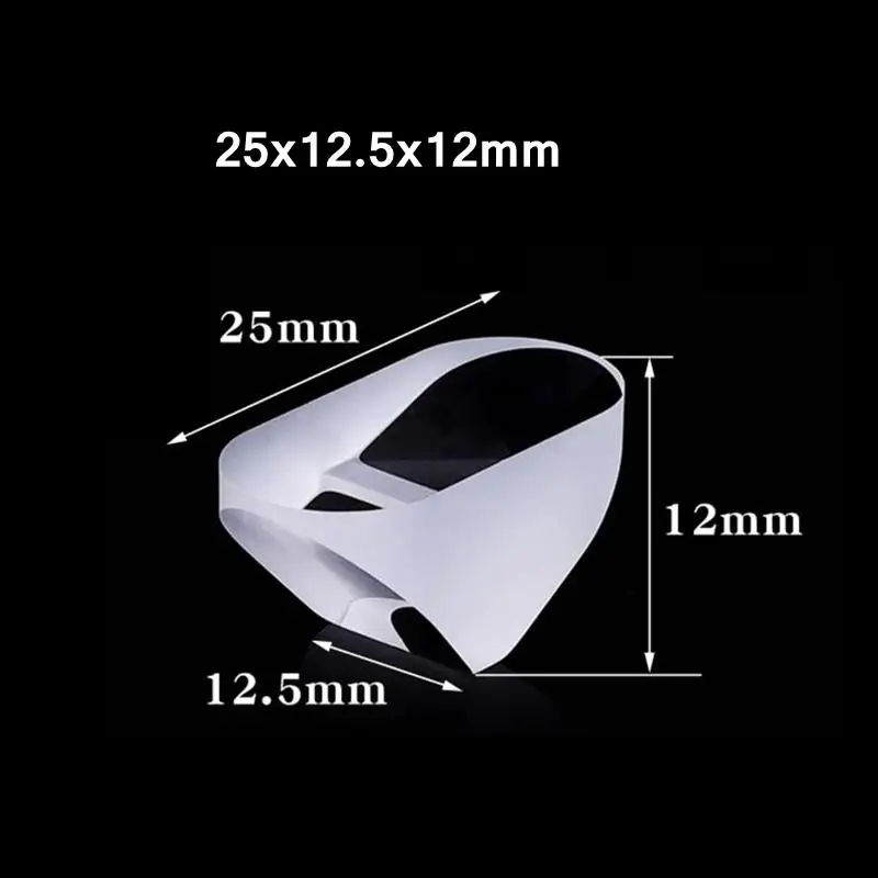 25x12.5x12mm Optical Glass Triangular Right Angle lsosceles K9 Porro Prism Lens For Telescopex Optics