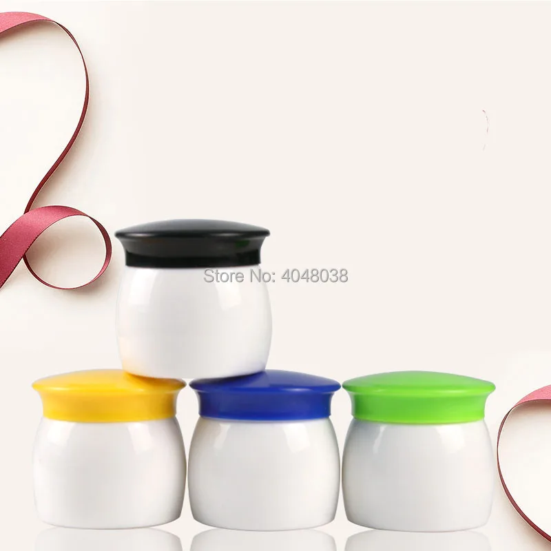 Emulsion Portable Box 15G Eye Cream Jar Empty Cosmetic Refillable Container Plastic Facial Cream Jar with Inner Pad Sample Box