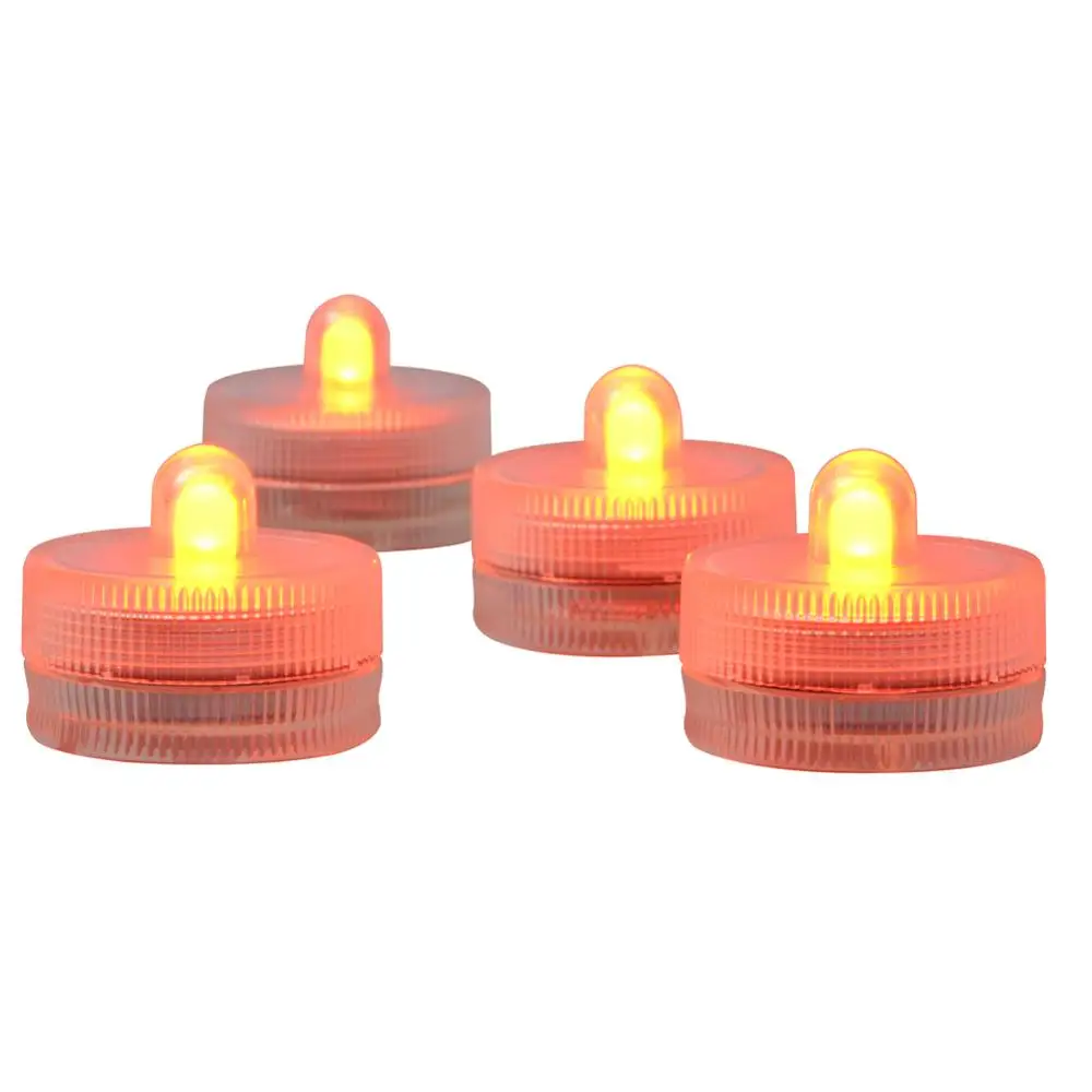 

Facotry Wholesale 120pcs 11colors Battery Powered Submersible LED Candle Tea Light For Party Events Decoration