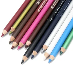 MENOW 12colors Makeup Eyeliner Pencil Waterproof Eyebrow Beauty Pen Eye Liner Lip sticks Cosmetic Eyes Easy to Wear High Quality