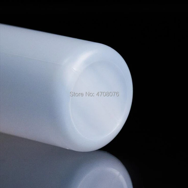 250ml 10pcs/pack Clear Plastic Cylinder Shaped Chemical Storage Reagent Bottle with scale Plastic sample vials with screw lid