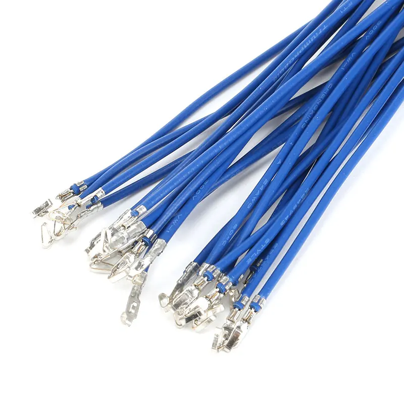 20pcs KF2510 Terminal Electronic Wire 2.54mm Connecting Line Single Head Crimping Cable 24AWG