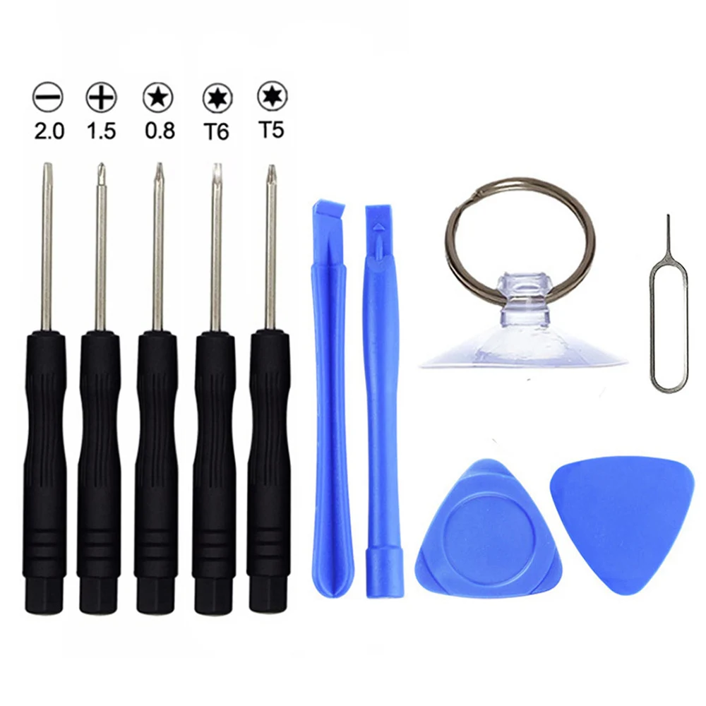 

50sets 11 in 1 Opening Tools Disassemble Kit for iPhone 4 4s 5 5s 6 6s Smart Mobile Phone Repair Tools Kit Screwdriver Set