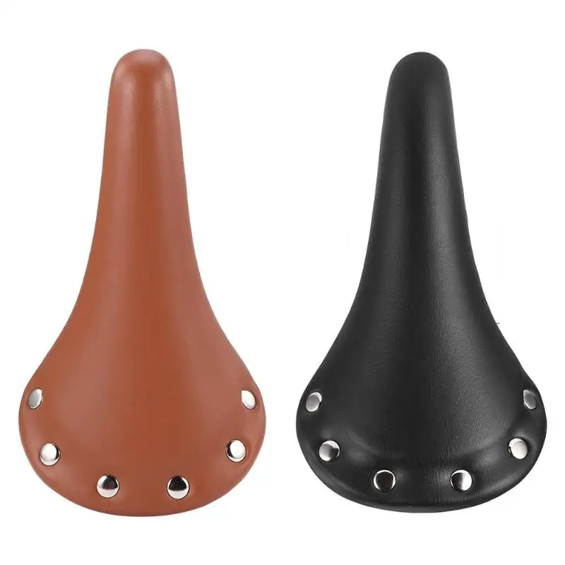 Bicycle Saddle Leather Soft Bike Seat Cover Mat Cycling Bike Saddle Cushion Cycling Saddle Bike Saddle Racing Seat for MTB Bike