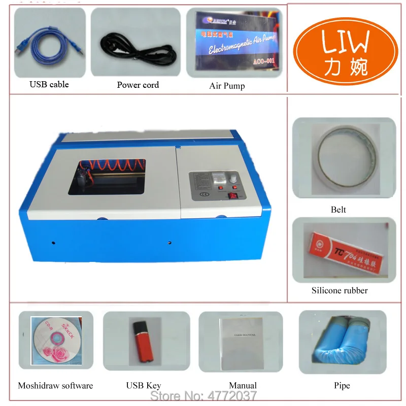 

2020 new model co2 laser 4040 3020 40w 50w cutter laser marking machine mini laser engraver cnc router diy