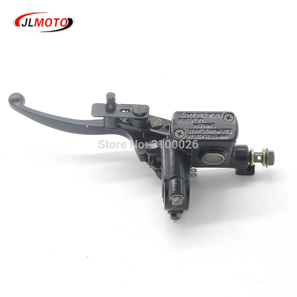 Lewy tylny cylinder główny 7/8 Kierownica Hydrauliczna dźwignia hamulca z hamulcem postojowym i wyłącznikiem pasującym do części do quada ATV