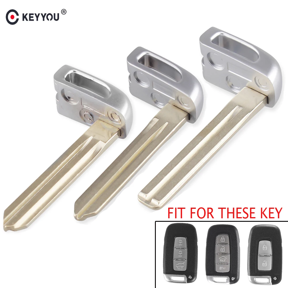 

KEYYOU For Hyundai I30 Ix35 Equus Genesis Velo Sonata Elantra For Kia K2 K5 Sportage Forte Remote Blank Smart Key Blade TOY40