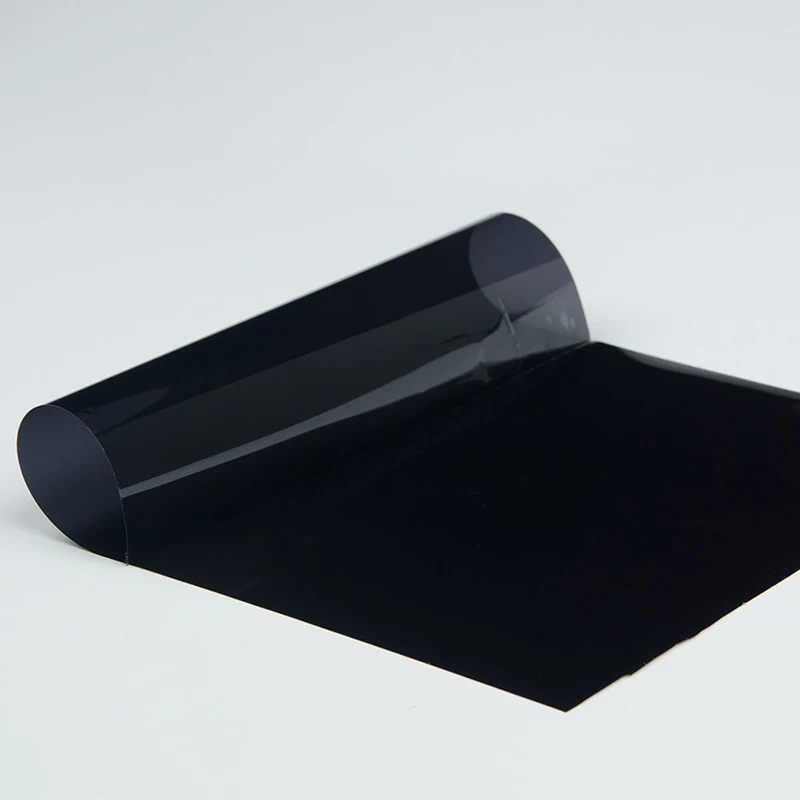 50cmX300cm 2 ply anti scratch VLT5% IR80% solar control nano ceramic glass tint car window film