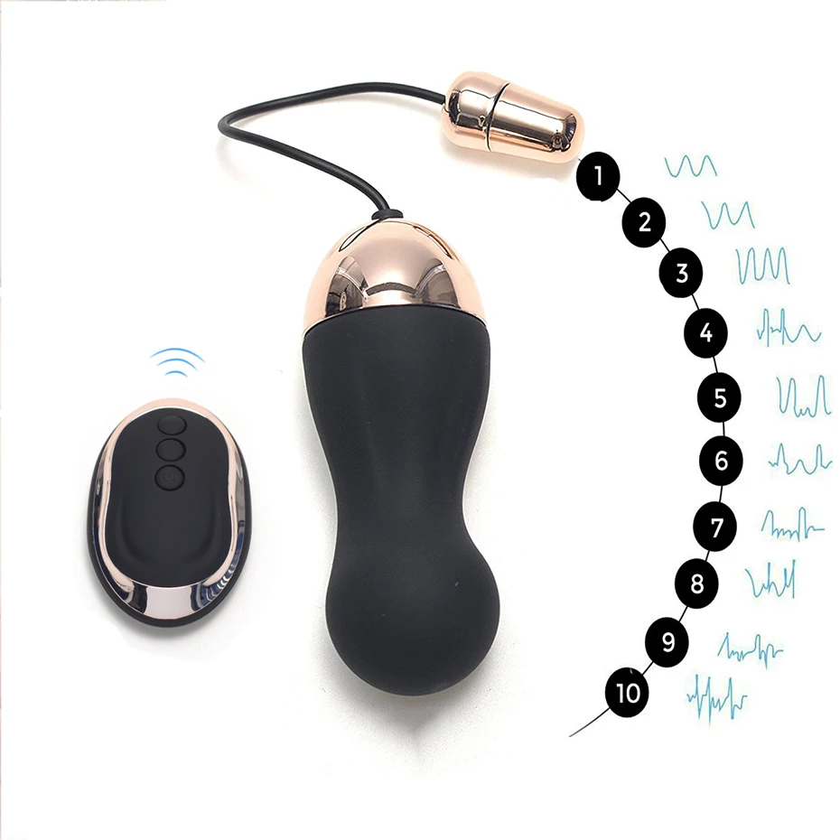 Wireless Remote Control Vibrator Adult Sex Toy Powerful Bullet Vbrating Egg Product for Women Kegel Ball Erotic Massage