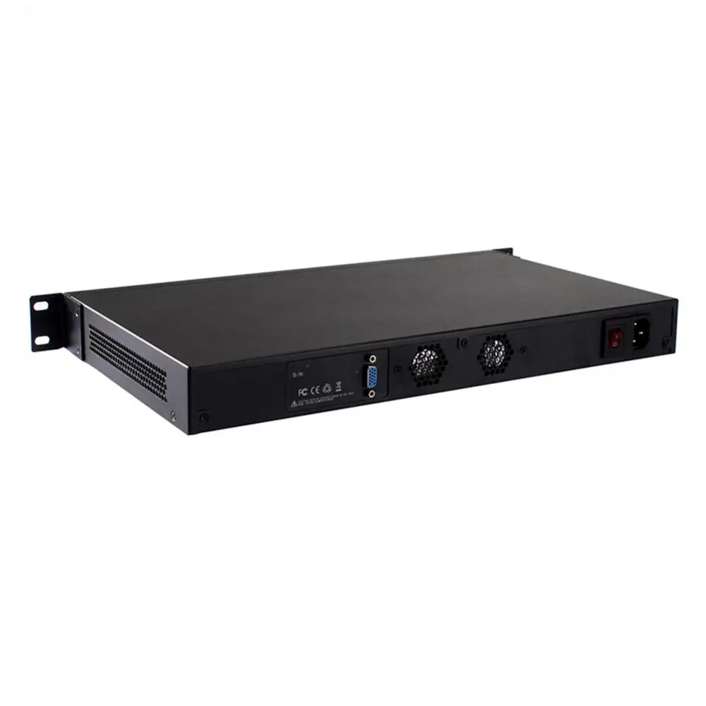 1U Rackmount Firewall Netzwerksicherheitsgerät, RS06/RS06k, Intel Celeron J4125/N5105, Router-PC, 6 x I226-V 2,5 Gbe, 2 USB COM