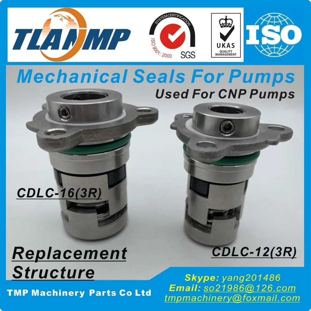 CDLC-12(3R) , CDLC-16(3R) TLANMP Mechanical Seals for CDL/CDLF1/2/3/4 (Replacement Structure) CNP/SPERONI Pumps Cartridge Seals