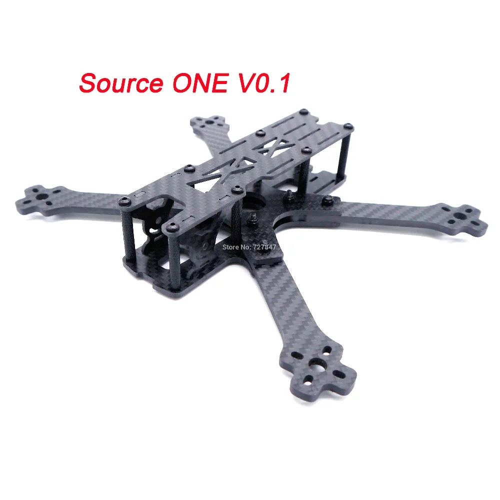 Source ONE V0.1 / V0.2 5inch 225mm with 4mm Arm carbon Fiber frame  Quadcopter for Rooster 230 Johnny 220 FPV Racing Drone