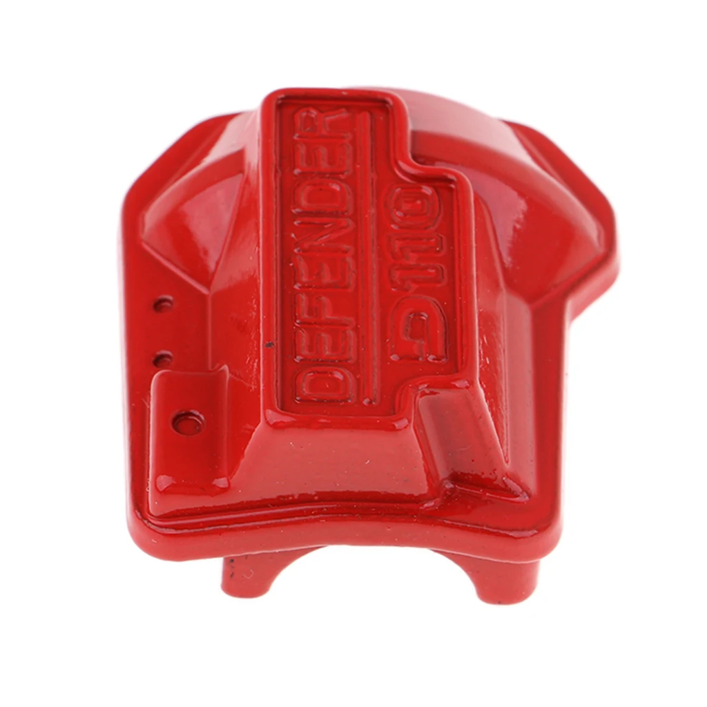 Metal Defender D110 Differential Diff Cover RED for Traxxas TRX4  -4 1/10 RC Crawler Upgrade Parts