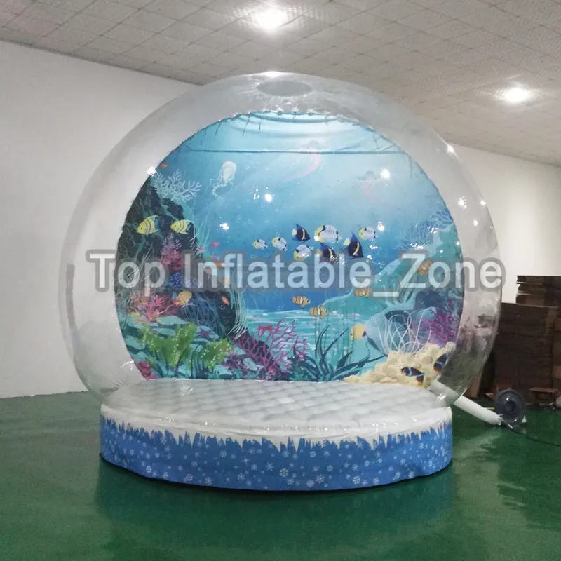 

Free Shipping 2M/3M/4M Dia Inflatable Snow Globe For Christmas Decoration Hot Sale Inflatable Snow Globe For People Inside