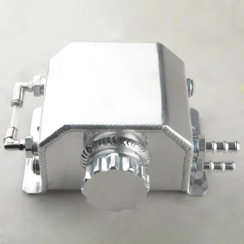 

1set Universal 1L Aluminum Coolant Radiator Overflow Recovery Water Tank Bottle