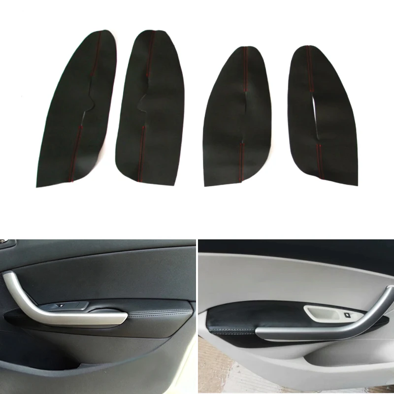 

Microfiber Leather Car Styling Interior Door Handle Panel Armrest Protection Cover Trim For Peugeot 408 2010 2011 2012 2013