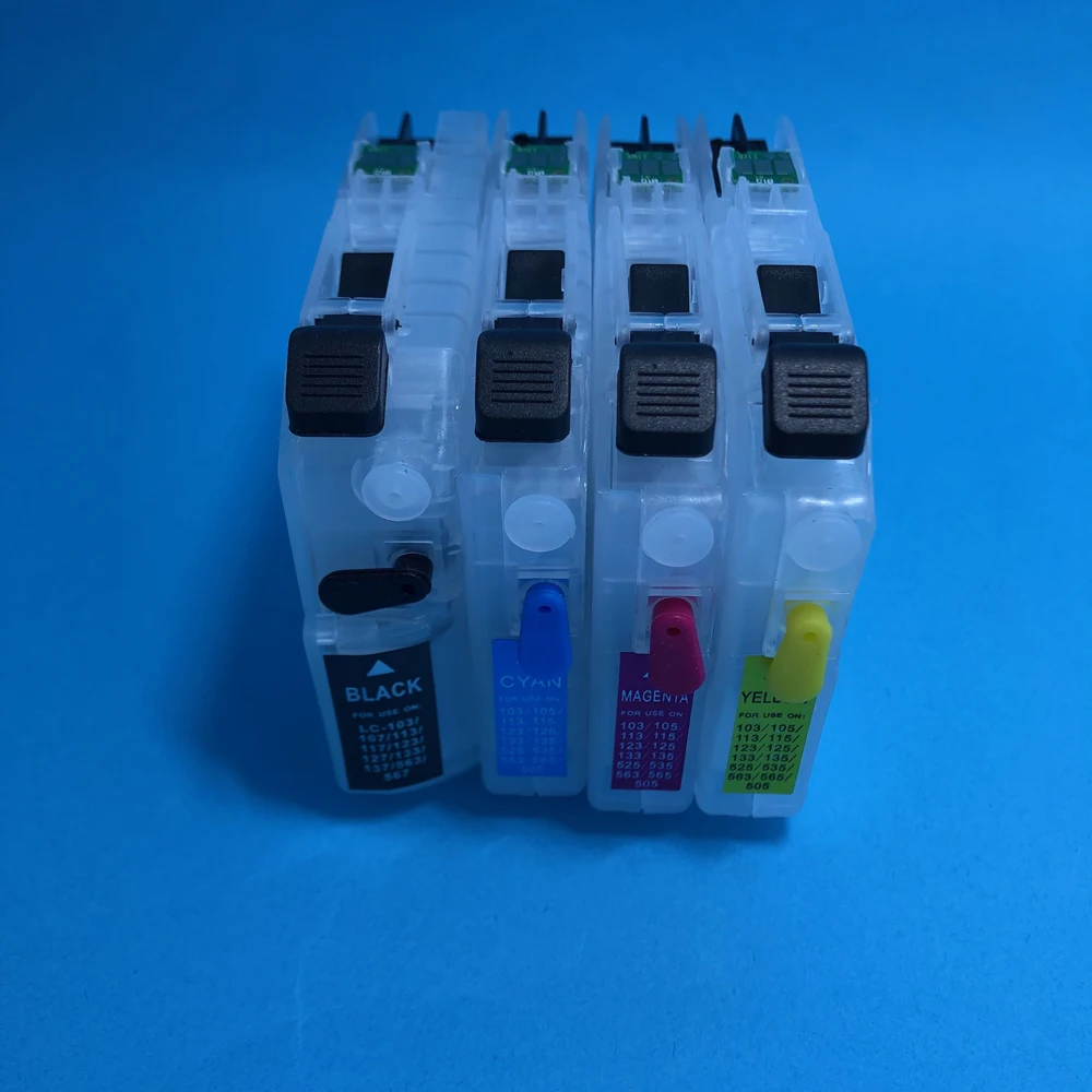 YOTAT Empty refillable ink cartridge LC110 for Brother DCP-J152N DCP-J132N DCP-J137N printer