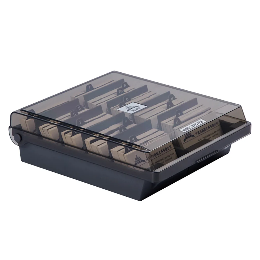 Business Card Holder Name Card Organizer 8 Divider Up To 1000 Standard Cards
