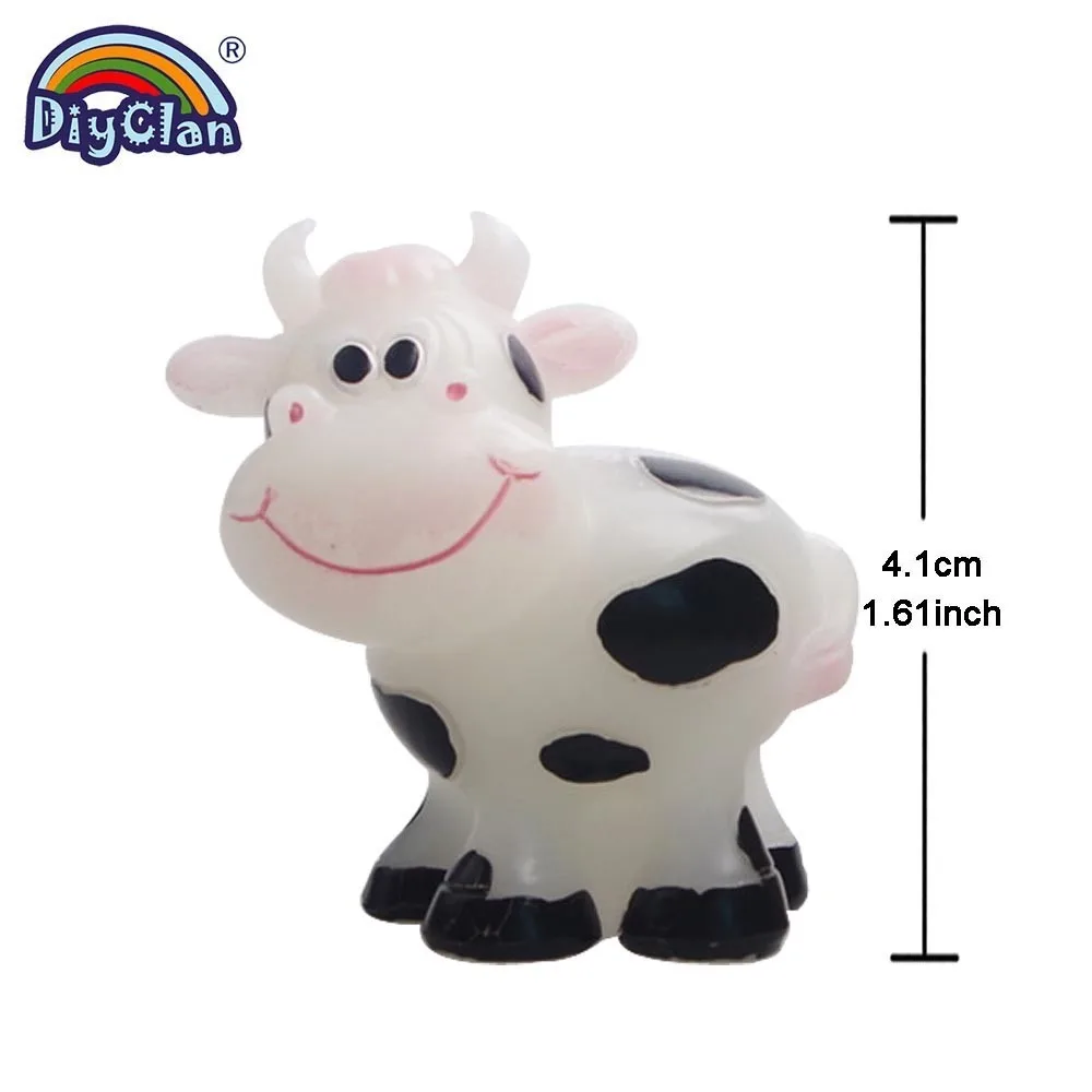 Cow Shape Silicone Mold For Candle Making Fondant Cake Epoxy Mold Cartoon Animal Clay Cement Chocolate GumPaste Decoration Tools