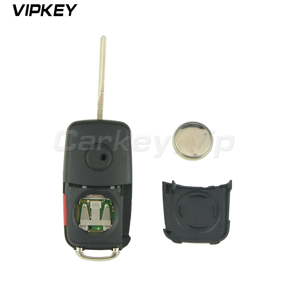 Remotekey For Vw Touareg 2006 2007 2008 Car Remote Key 300 959 753aa Hu66 3 Button With Panic 315mhz 300959753aa Flip Car Key