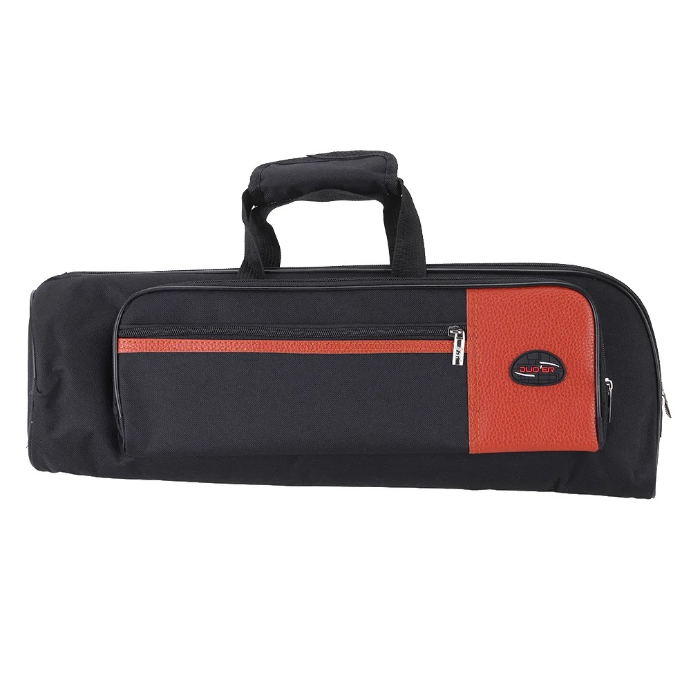 600D Oxford Trumpet Bag Case with Adjustable Shoulder Strap Pocket 15mm Thicken Padded Foam for Trumpet