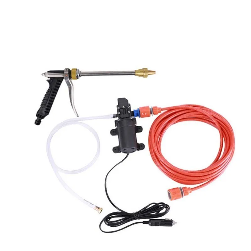 12V High Pressure Car washer Pump  Cleaning Kit Car Wash Water Gun Car Cleaning Tool Set Water Saving Auto Parts lavage voiture