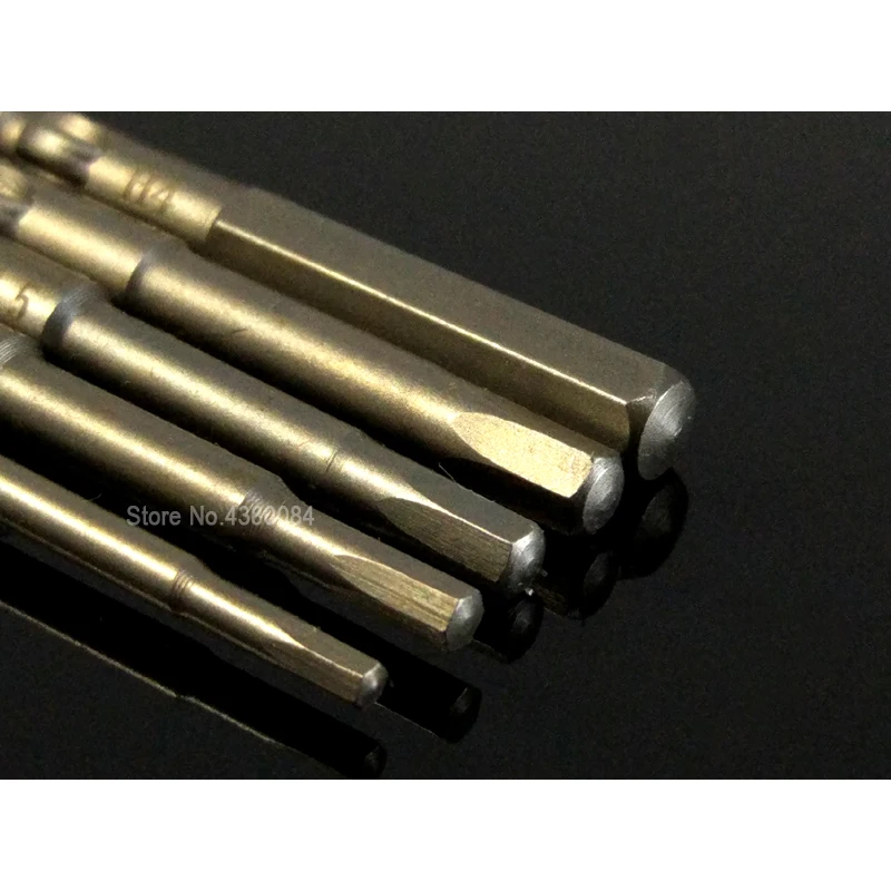 5Pcs Set 40MM Magnetic HEX Screwdriver Drill Bits Dia 4mm Round Shank Electric Screw Driver S2 Power Hand Tools For 800, 3C