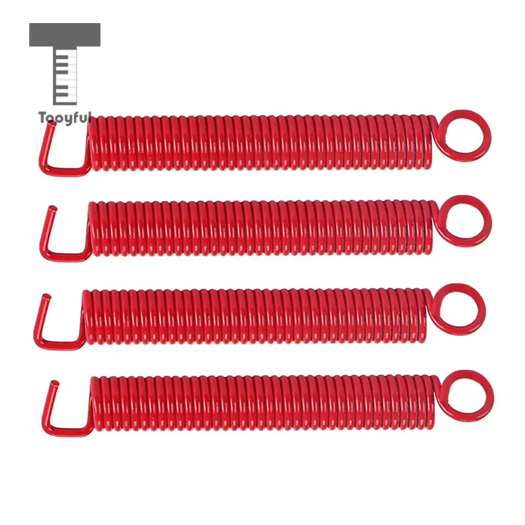 4 Pcs Iron Electric Guitar Tremolo Springs Replacement Bridge Tension For Bass Mounting Springs Guitar Parts Accessories