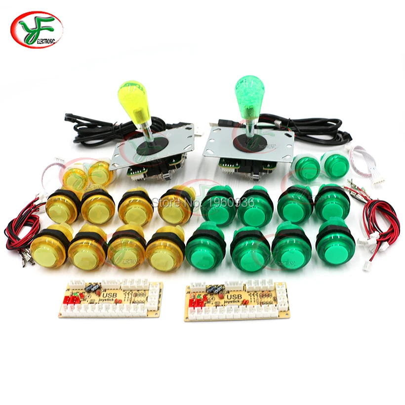 

Arcade kit DIY Controller With Zero Delay USB Oval Board ball Joystick Push Button For PC Raspberry pi 1 2 3 MAME