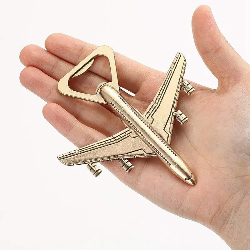 Pack of 12 Airplane Bottle Opener Gift Box Air Plane Travel Beer Bottle Opener Party Favor Wedding Birthday Decorations