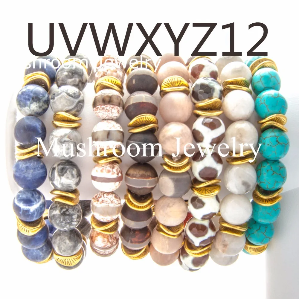 Natural Stone Beads Bracelet for Women Men Yoga Dorp Shipping Bracelets