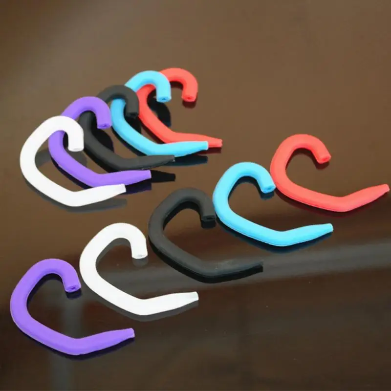 Eco-friendly impermeável Ear Hook, Soft Sports Loop Hanger, Gancho Titular, Silicone Fone de ouvido Acessórios, 1 Par, #7