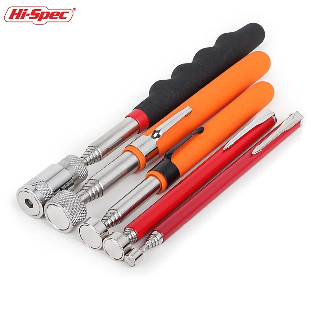 Hi-Spec 8LB Flexible Heavy Duty Telescopic Magnet Pick-up Tool Strong Magnet Magnetic Pen 510mm Extendable Hand Tool PT001