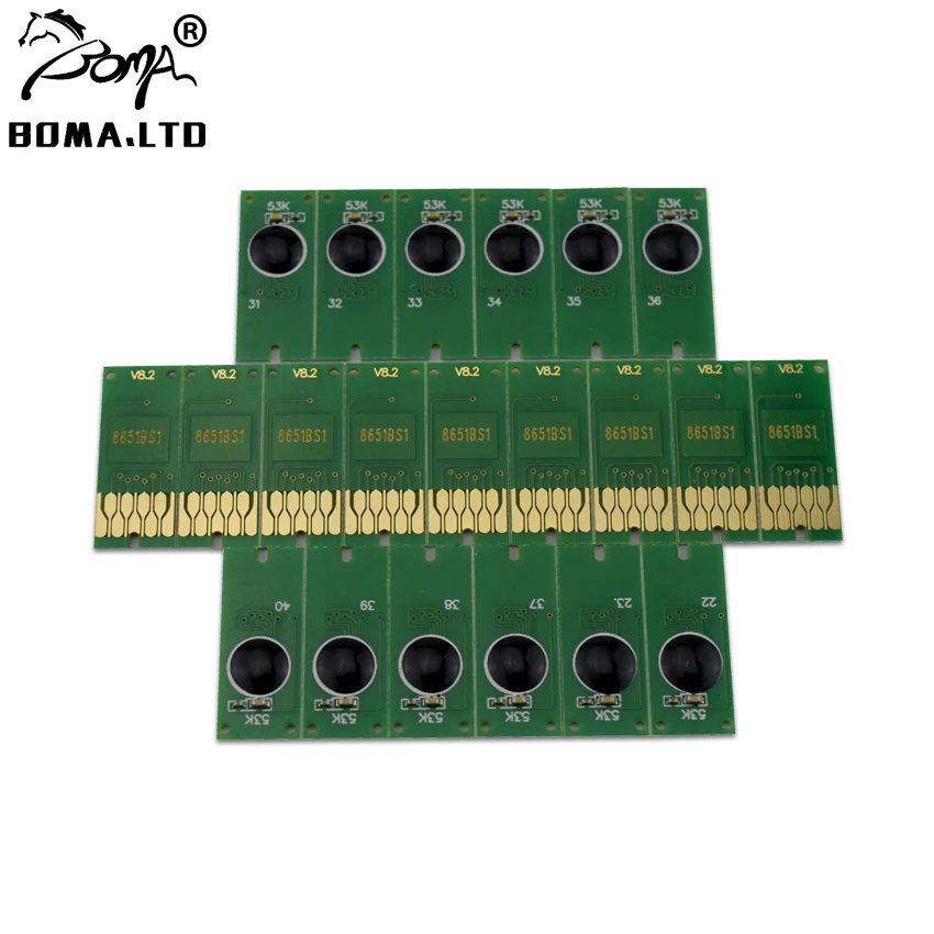 BOMA.LTD Ink Cartridge Chip For EPSON Workforce Pro T8651 T8651XXL Black WorkForce WF- M5690 M5190 M5191 M5193 M5693 Printer