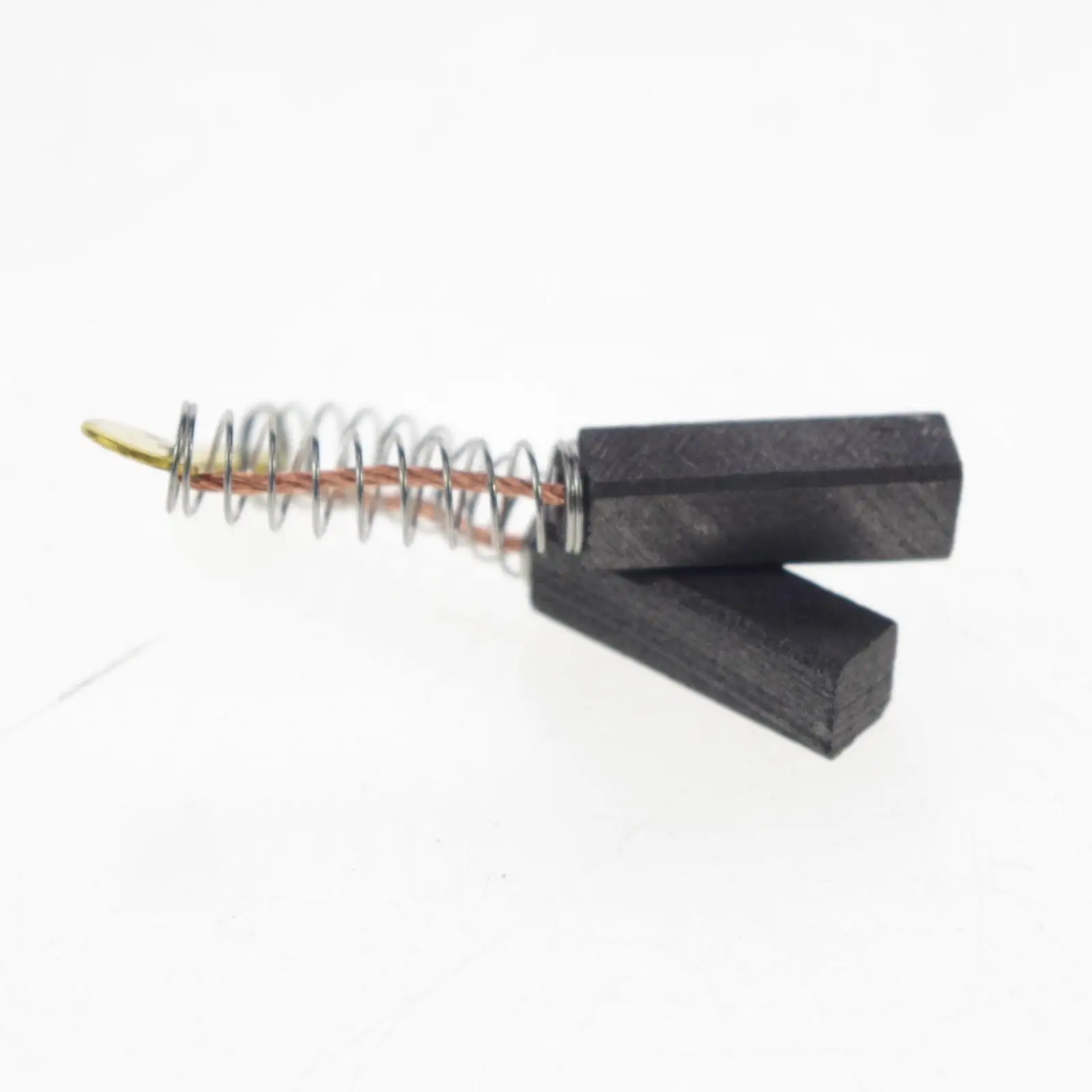 2PCS Dimension 4mm x 6mm x 10mm Carbon Brushes With Spring For Generic Electric Motors