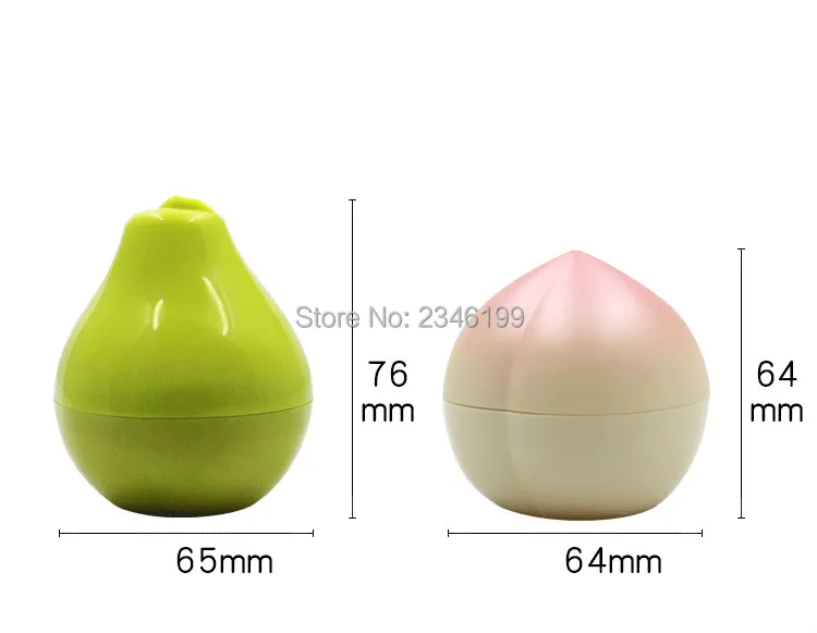 Empty Cream Jar 30g Fruit Hand Cream Jar Plastic Cosmetic Container 30g Empty Cosmetic Split Bottle Plastic Fruit Cream Jar30pcs