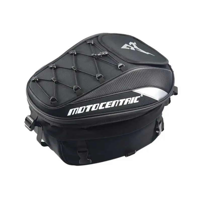 4 Colors Waterproof Durable High Capacity Motorcycle Tail Bag Rear Double Shoulder Motor Seat Bag Motorcycle Trunk Storage Shape