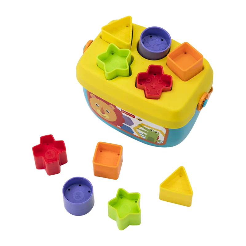 Fisher-Price FFC84 портативный конструктор для малышей + 6 месяцев Монтессори игра обучающая организация с различными цветами форм