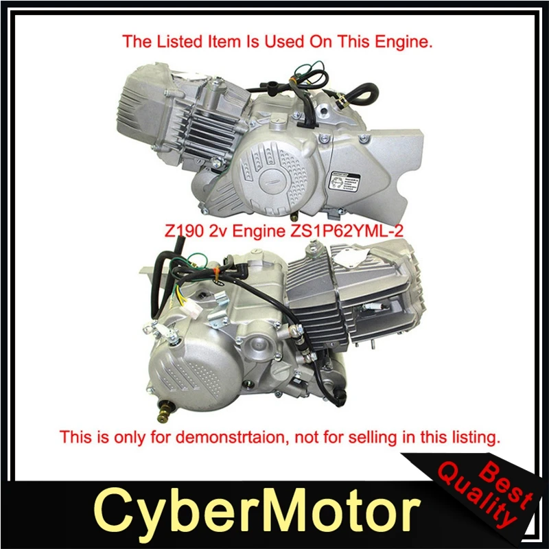 25H 66 Links Engine Starter Motor Chain For Z190 Zongshen 190cc Pit Dirt Bike ZS1P62YML-2