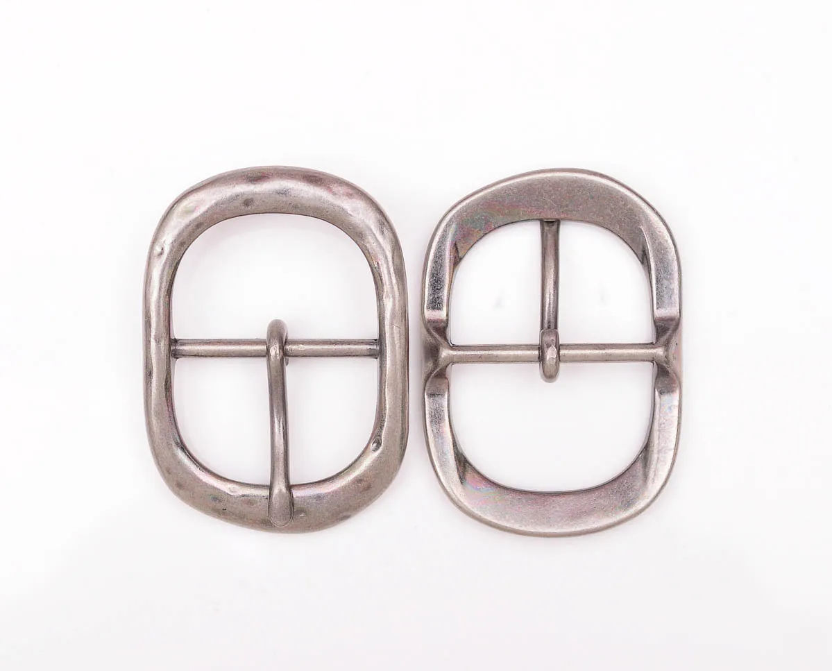 56*40 ملليمتر خمر العتيقة الفضة الكلاسيكية دبوس مركز بار المعادن حزام مشبك صالح 31 مللي متر الأشرطة #6