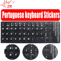 SR Portuguese 6 Kinds Matte Clear Keyboard Sticker Protective Film Layout Button Letters for PC Computer Laptop Accessories