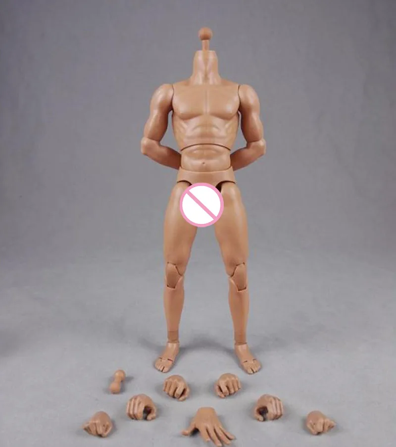 New 1/6 Scale 2.0 Muscle Male Body BD003 /BD004 Wide Shoulder Normal/High Version Action Figure Skin color