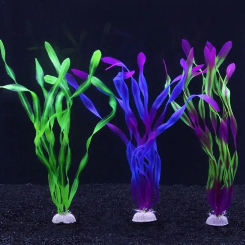 CA13 Fish Tank Aquarium ภูมิทัศน์ Fake Grass จำลองพืชน้ำ Fishbowl Fish Nesting ซ่อนเครื่องประดับประดิษฐ์