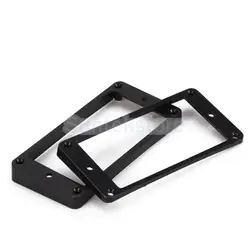Black Curved Humbucker Pickup Frame Mounting Replacement for LP Electric Guitar Durable Guitar Hardware Spare Parts