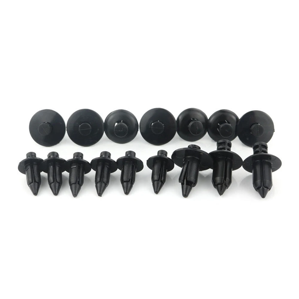 20PCS 6mm 7mm 8mm Fastener Clips For Honda Yamaha Suzuki Kawasaki Plastic Rivet Fairing Clips