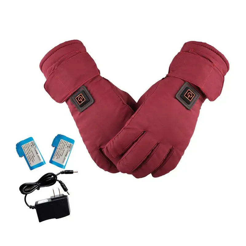 

Electric Heated Gloves Adjustable Temperature Thermal Gloves Battery Powered Rechargeable Heated Gloves Touch Screen Gloves