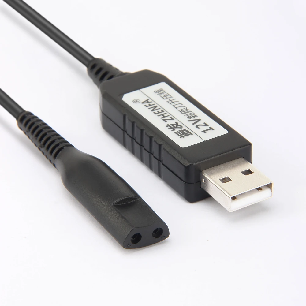 USB 12v Charge Cable Braun Shavers Charger adapter Power for For Braun Epilator Silk Epil 5 & 7 Shaver razor 5210 5377 5375 5412